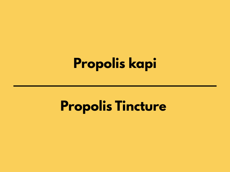 Propolis Tincture 30% 10ml